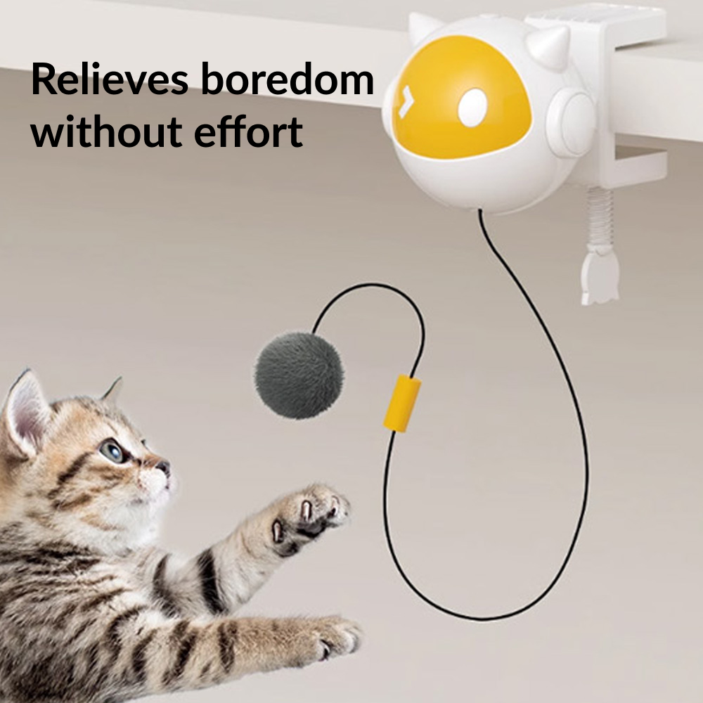 ActivePaw Tease & Chase: Automatic Cat Toy with Clip-On & Motion Ball