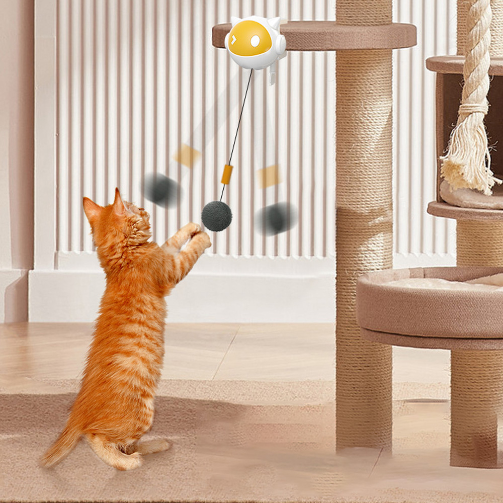 ActivePaw Tease & Chase: Automatic Cat Toy with Clip-On & Motion Ball
