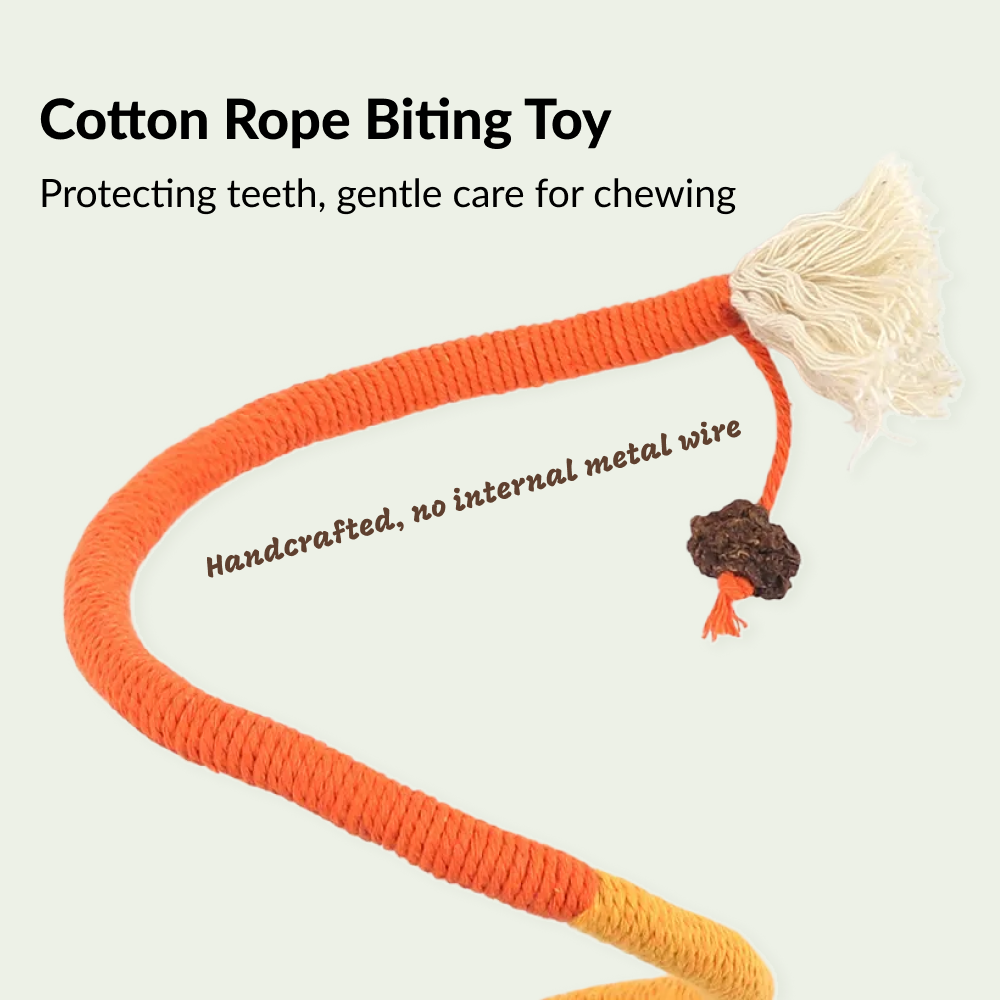 Supaw Rope Trio: 3-Piece Cat Chew Rope Set