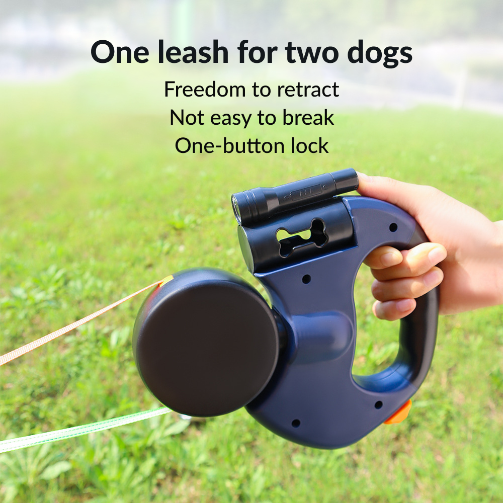 UrbanStride 360° Double Leash & get a FREE Trailblaze Litter Bag Holder! 🐕✨