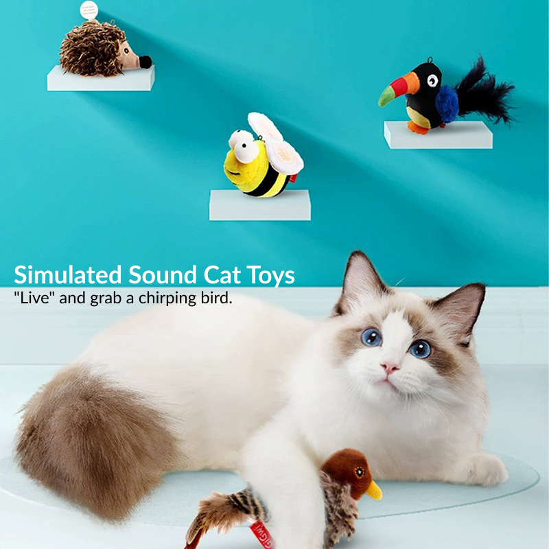 Interactive cat toy that stimulates a cat’s hunting instincts with realistic design and engaging features.