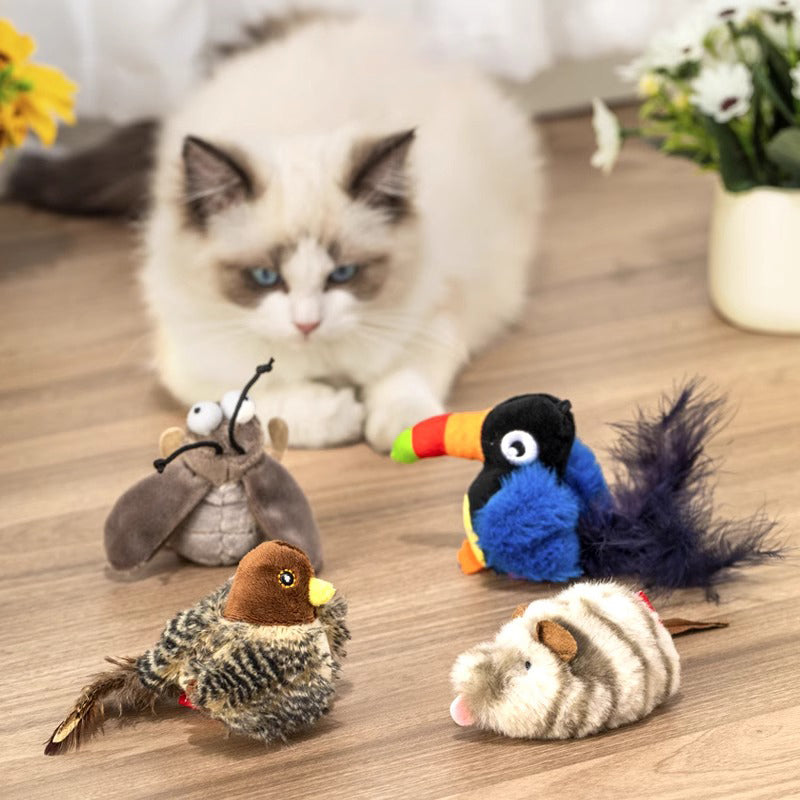 Realistic prey-inspired cat toy by PawActive designed to mimic natural prey, perfect for stimulating your cat's hunting instincts