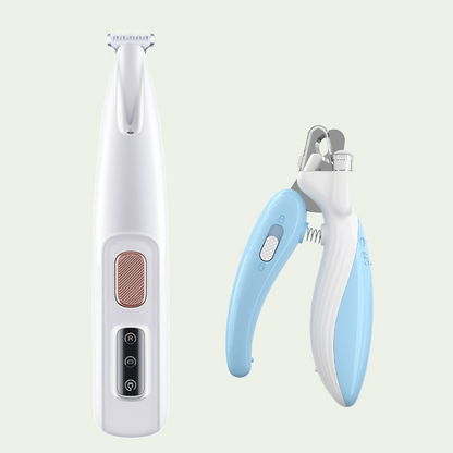 FurFresh LED Pet Paw Trimmer – Waterproof & USB-Charged