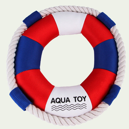 NauticalPaws Squeaky Rope Ring