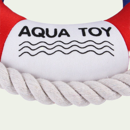 NauticalPaws Squeaky Rope Ring