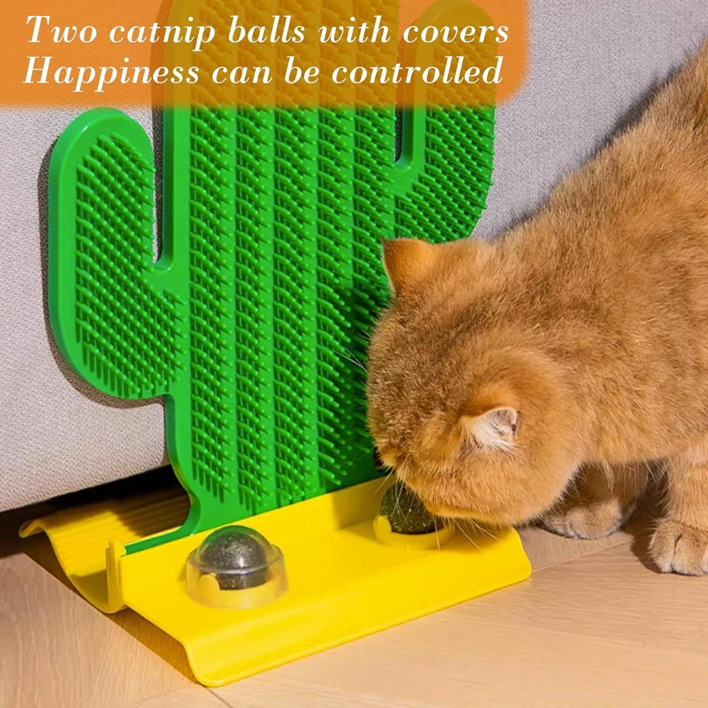Cactus Cuddle & Groom Oasis – With Catnip Bliss