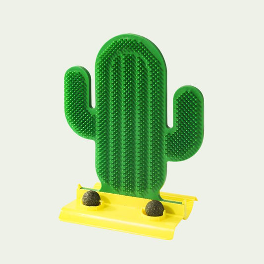 Cactus Cuddle & Groom Oasis – With Catnip Bliss