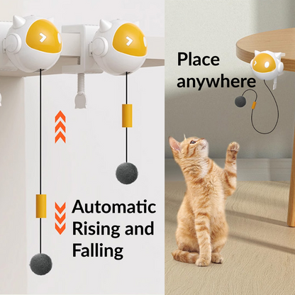 ActivePaw Tease & Chase: Automatic Cat Toy with Clip-On & Motion Ball