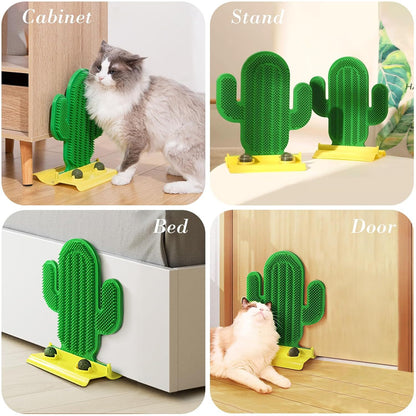 Cactus Cuddle & Groom Oasis – With Catnip Bliss