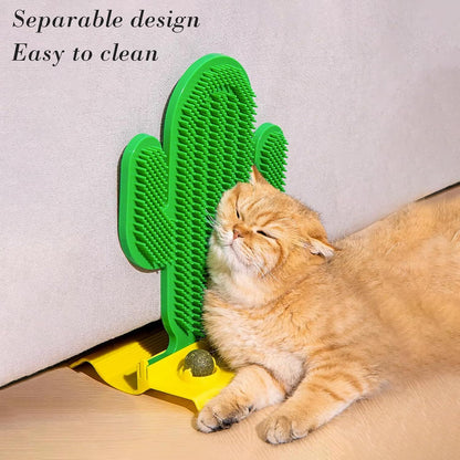 Cactus Cuddle & Groom Oasis – With Catnip Bliss