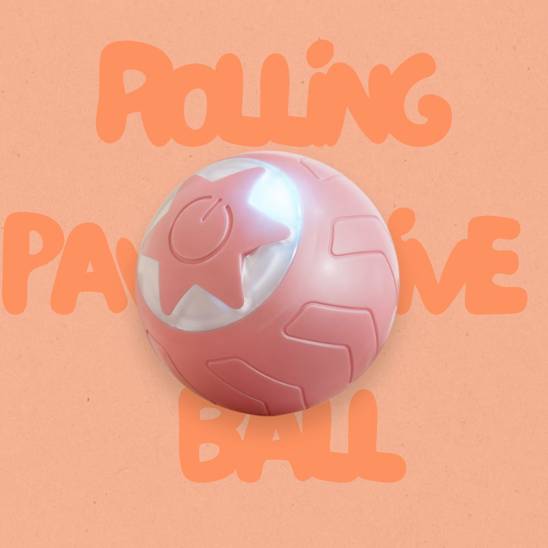 PawActive Rolling Ball with intelligent wake-up mechanism, reactivating to maintain cat interest