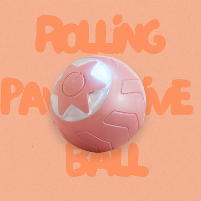 PawActive Rolling Ball with intelligent wake-up mechanism, reactivating to maintain cat interest