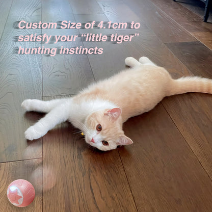 PawActive Rolling Ball demonstrating simulated prey-like movement for active cat play