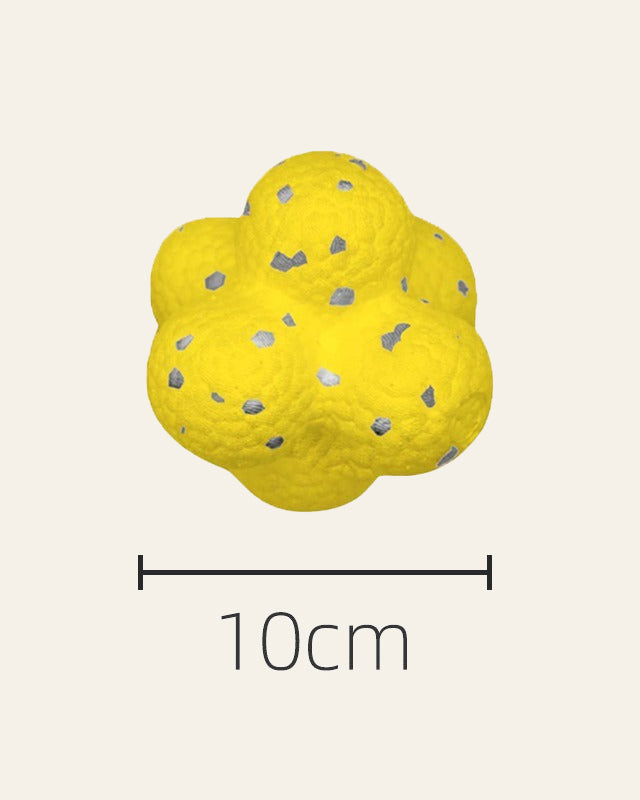 ActivePaw Adventure Duo yellow cloud-shaped dog toy, 10 cm size