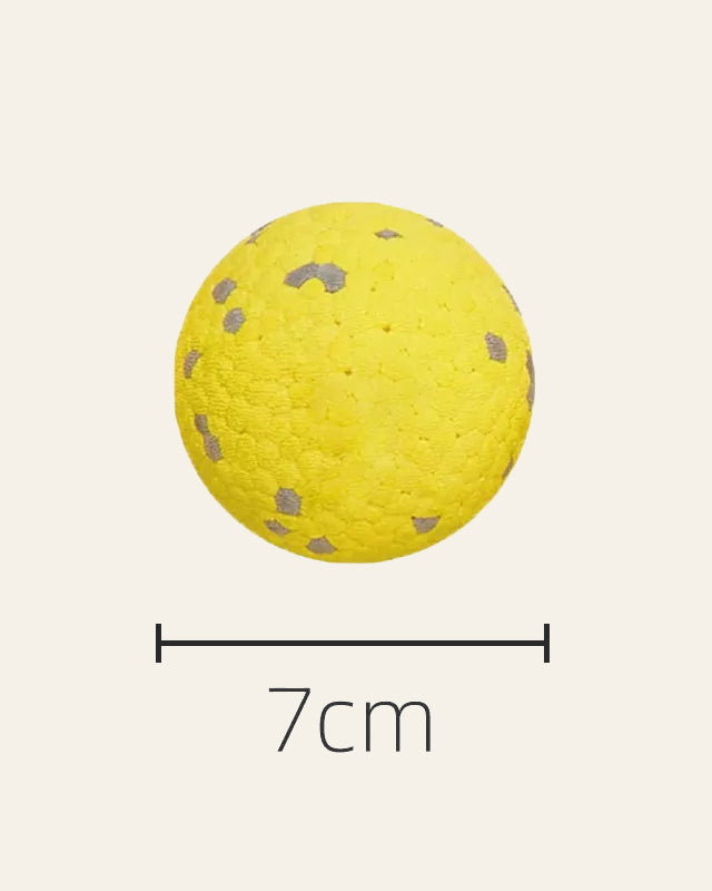 ActivePaw Adventure Duo yellow dog toy ball, 7 cm size