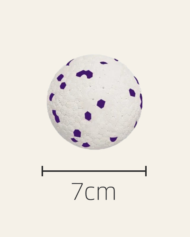 ActivePaw Adventure Duo white dog toy ball, 7 cm size