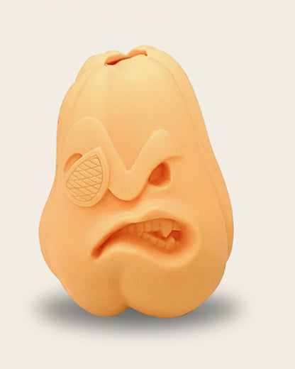 ActivePaw Snack Puzzle Tumbler silicone treat-dispensing puzzle toy in orange, product view