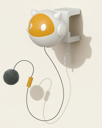 ActivePaw Tease & Chase clip-on interactive cat toy with motion ball and dangling teaser