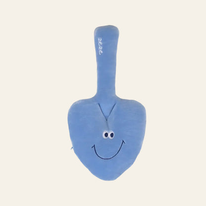 SoftPals Garden Buddy plush squeaky dog toy blue spade design, product photo