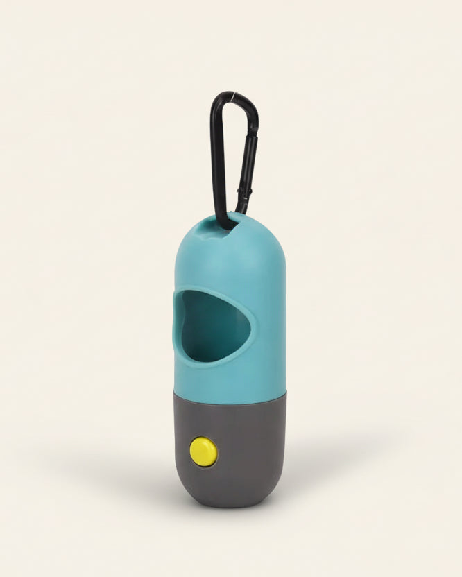 Trailblaze Glow Waste Capsule dog waste bag dispenser with built-in light, product photo