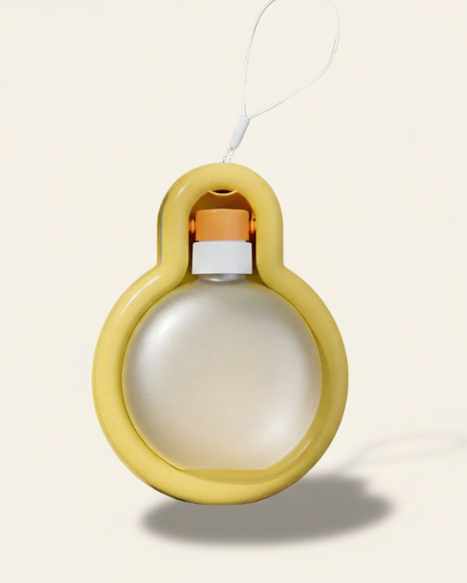 Trailblaze Hydration Hub portable pet water bottle in ochre color, product view