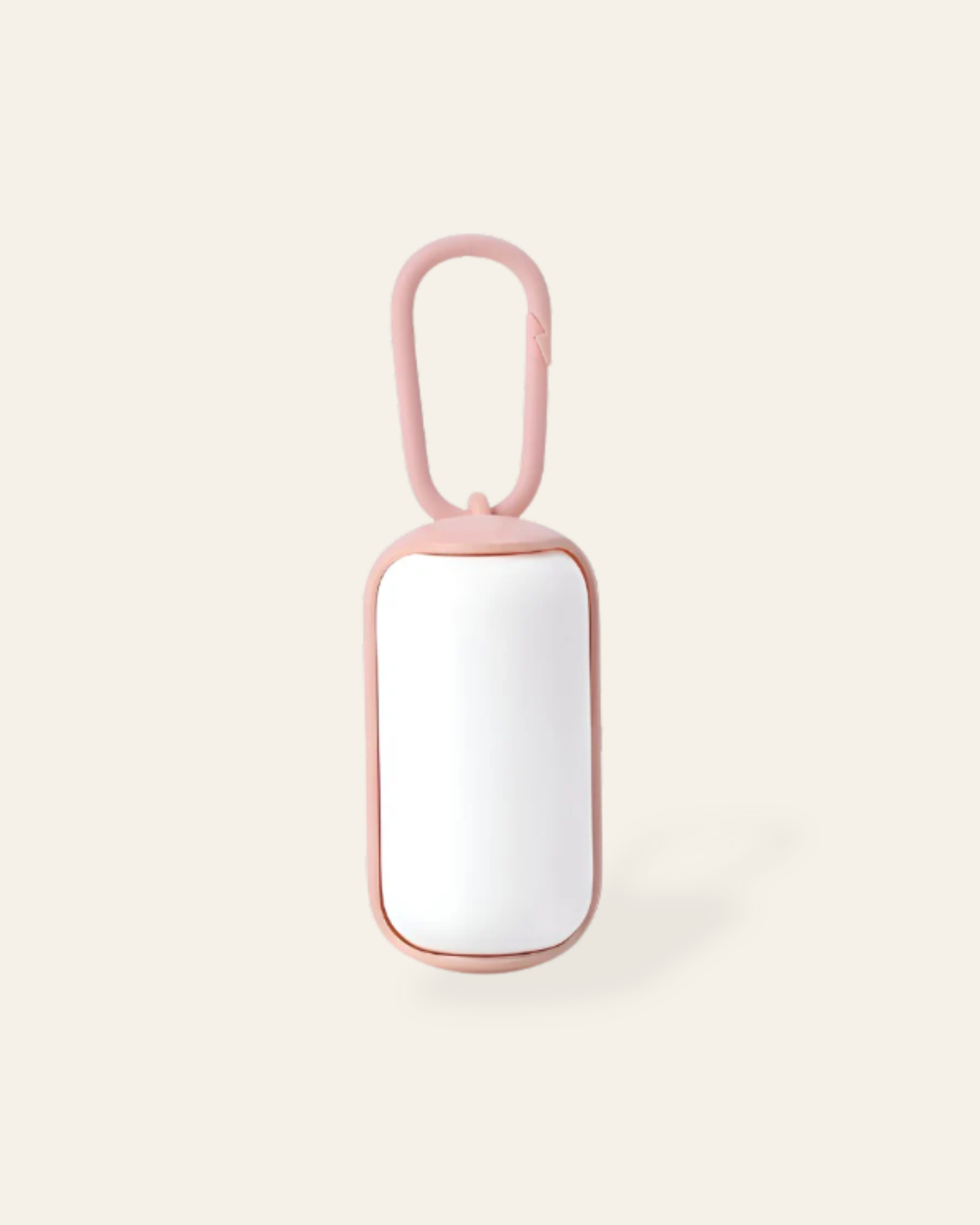 Trailblaze Waste Capsule outline icon showing carabiner clip shape