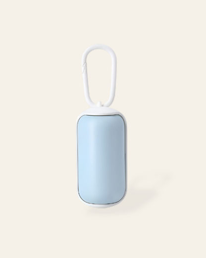Trailblaze Waste Capsule dog waste bag holder in light blue, product view