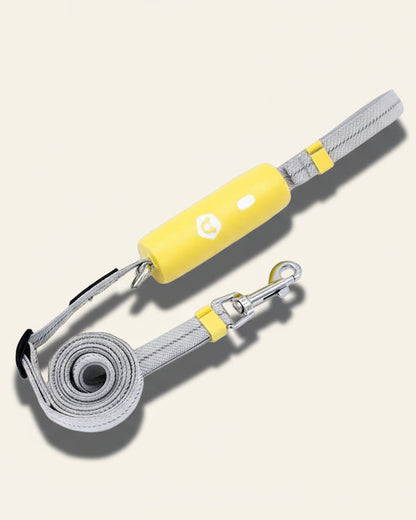 UrbanStride QuickLock Stretch Leash in Sun Yellow, product view