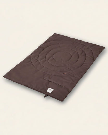 Voyager Foldaway Travel Mat in brown, product view