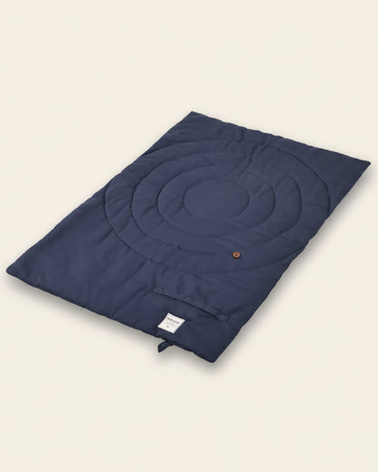 Voyager Foldaway Travel Mat in blue, product view