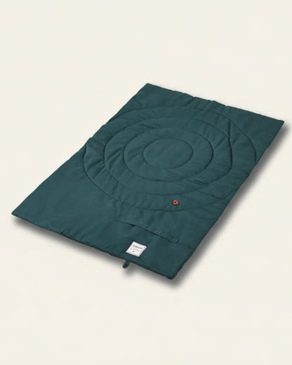 Voyager Foldaway Travel Mat in green, product view