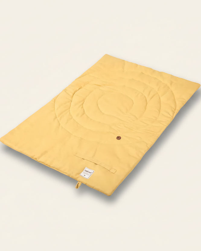 Voyager Foldaway Travel Mat in yellow, product view
