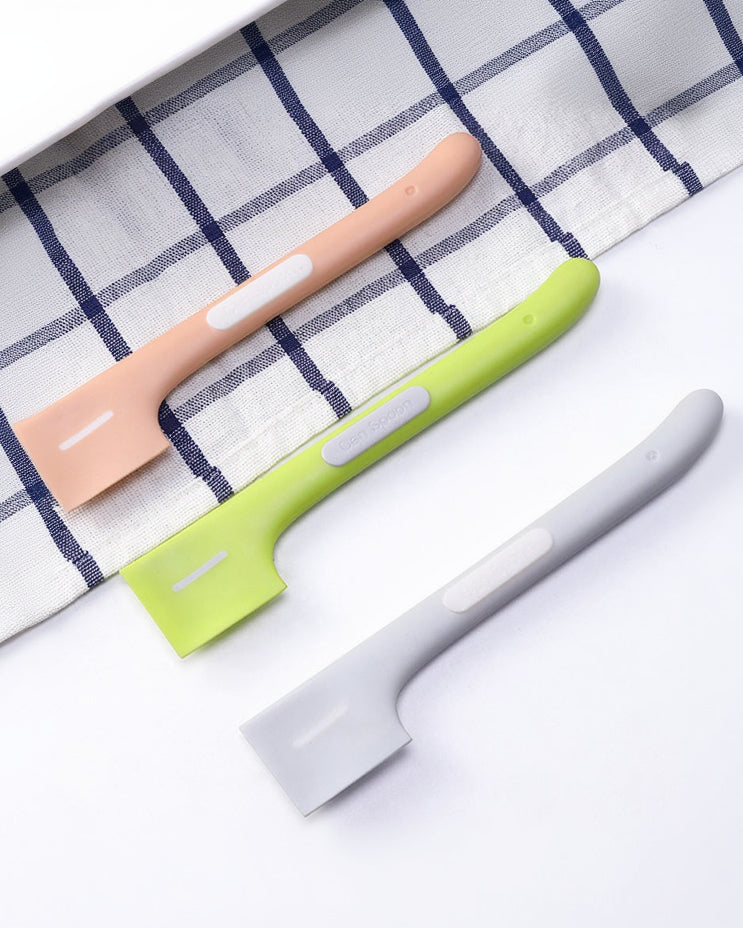 WhiskerBloom Can-Ready Spoon shown in multiple colors in a clean flat lay