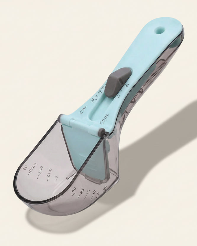 WhiskerBloom Measure & Stick Scoop pet food measuring scoop, product view