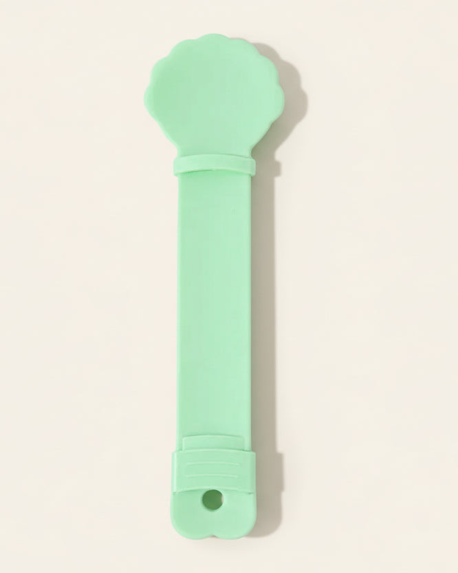 WhiskerBloom TreatStrip Spoon cat treat squeezer spoon in green, product view